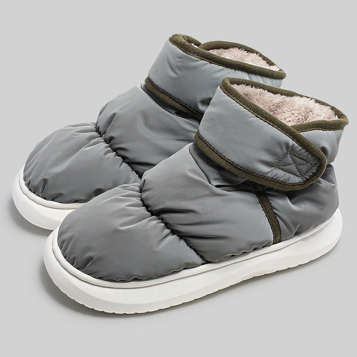 Chaussures d'intérieur en coton pour couples, hiver pour hommes