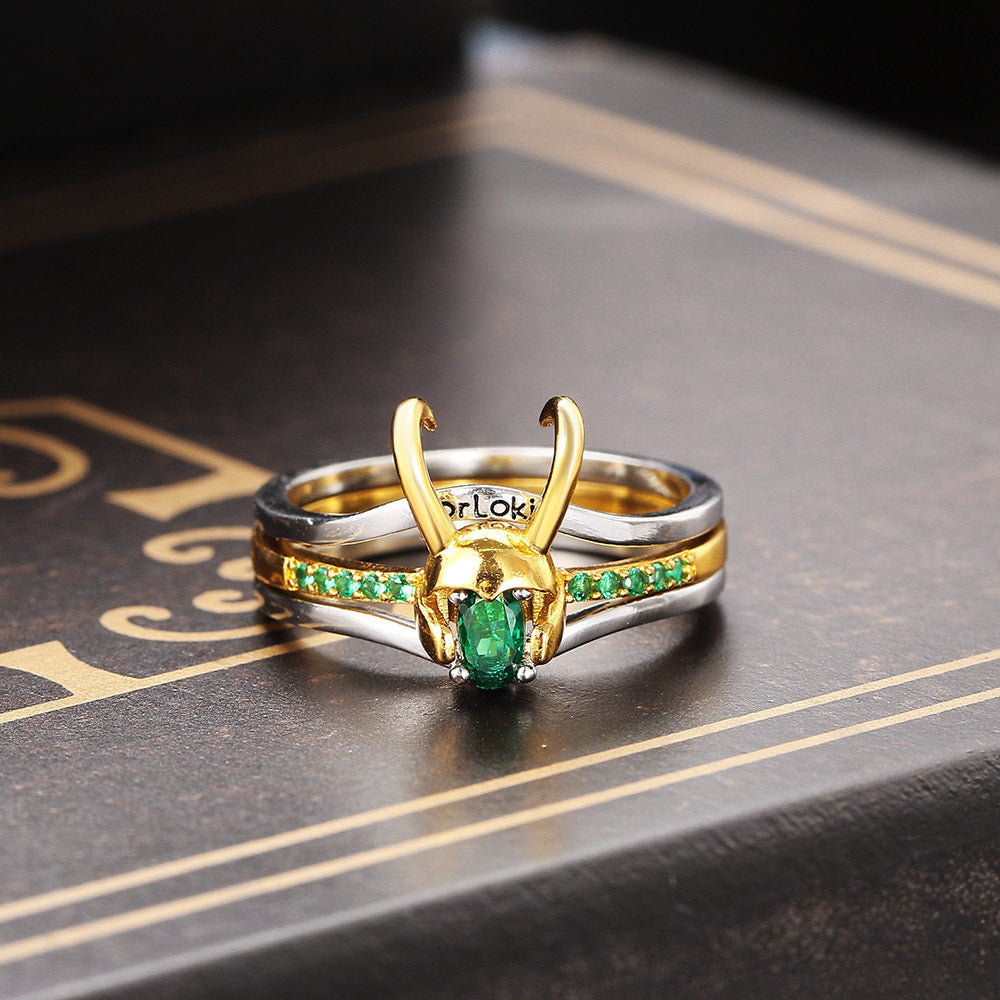 Bague créative trois-en-un Europe et Amérique