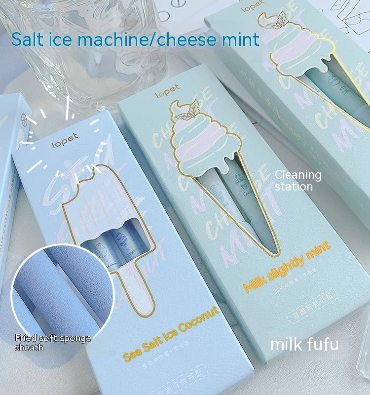 Oficina de aprendizaje, prensa de esponja para helado, pluma Neutral, fluorescente de doble cabeza