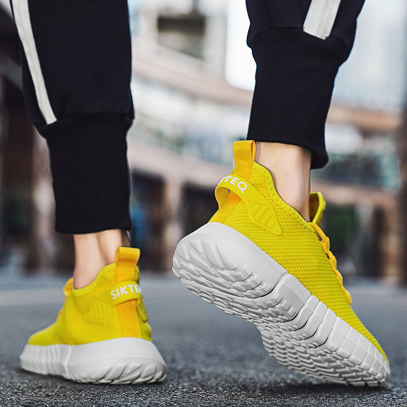 Zapatos deportivos y casuales de malla ligera para hombre