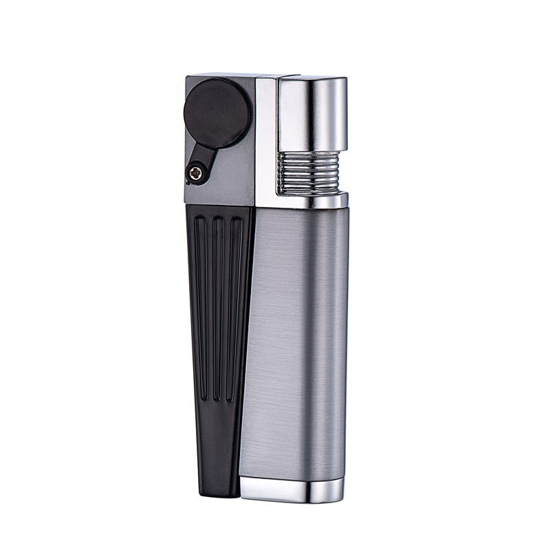 Encendedor Briquet à pipe créatif pliable en métal, combinaison de tuyaux, briquet à pipe pliable portable, gadget pour fumer pour hommes