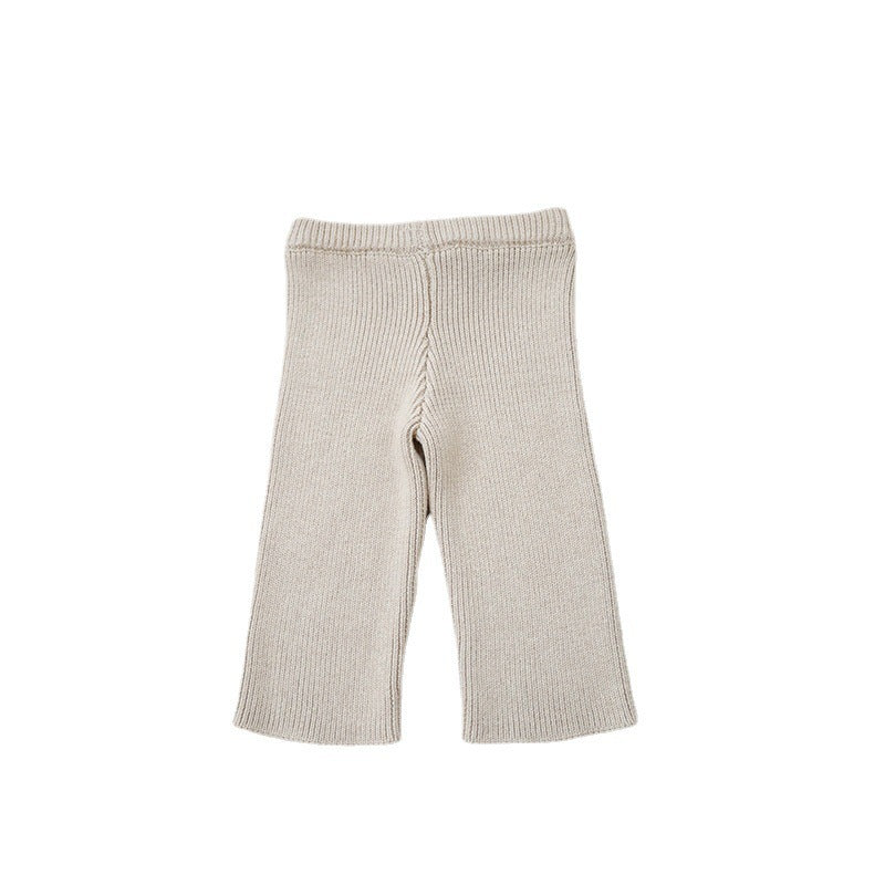 Suéter base coreano para niños de color sólido de manga larga