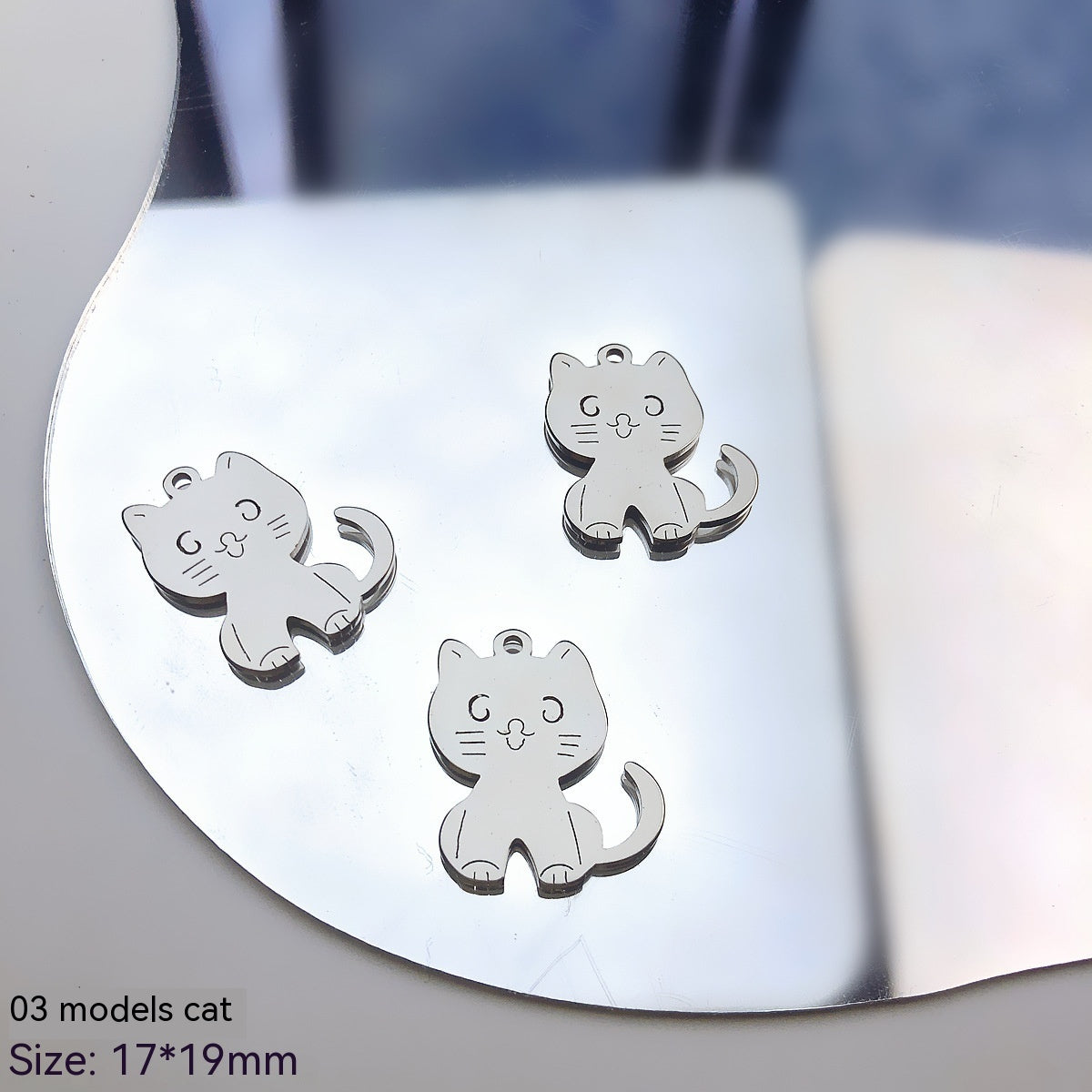 Millennium Sweet Girl Trendy Cool Bear Butterfly Cross Pendant Necklace DIY Handmade Beaded