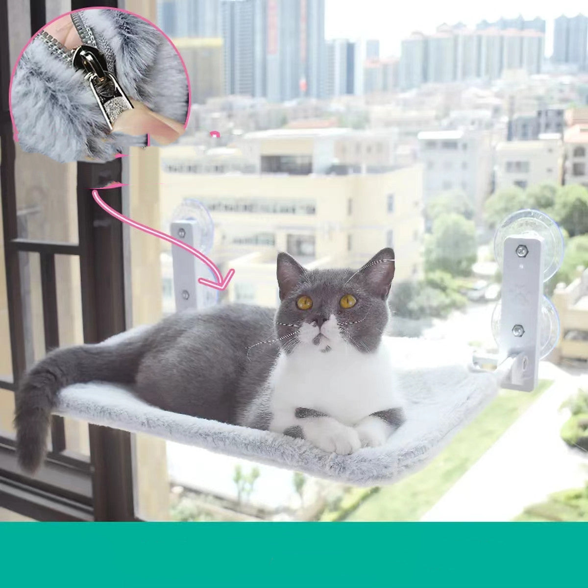 Gato ventosa ventana vidrio hamaca mascota gato mascotas productos