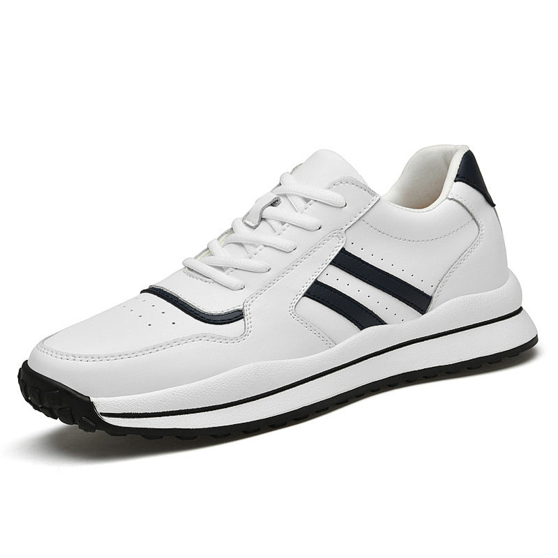 Printemps nouvelle hauteur augmentant 8CM chaussures de sport hommes en plein air bas haut