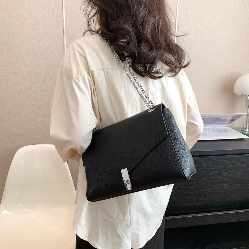 Chaîne mode sac à bandoulière sac populaire femme grande capacité bandoulière