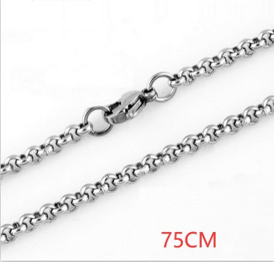 Colgante de hombre con cadena.