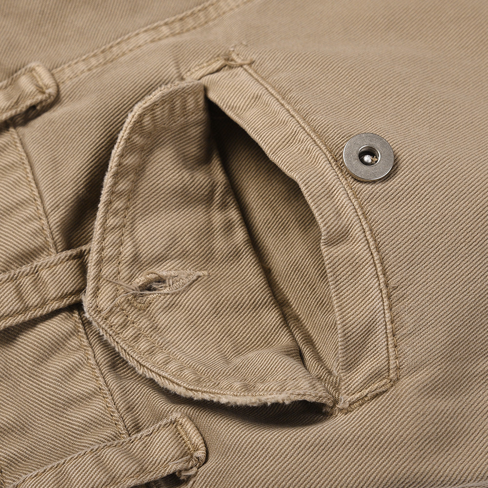 Fashion Work Clothes Casual Men's Wide-leg Pants