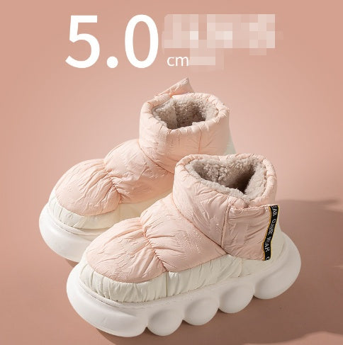 Cotton Slippers Couple Unisex Home Non-slip Flat Shoes Shit Slippers