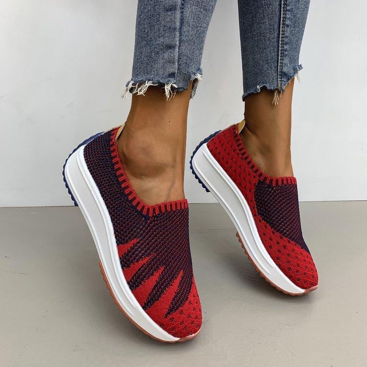 Chaussures respirantes Flyknit Baskets compensées