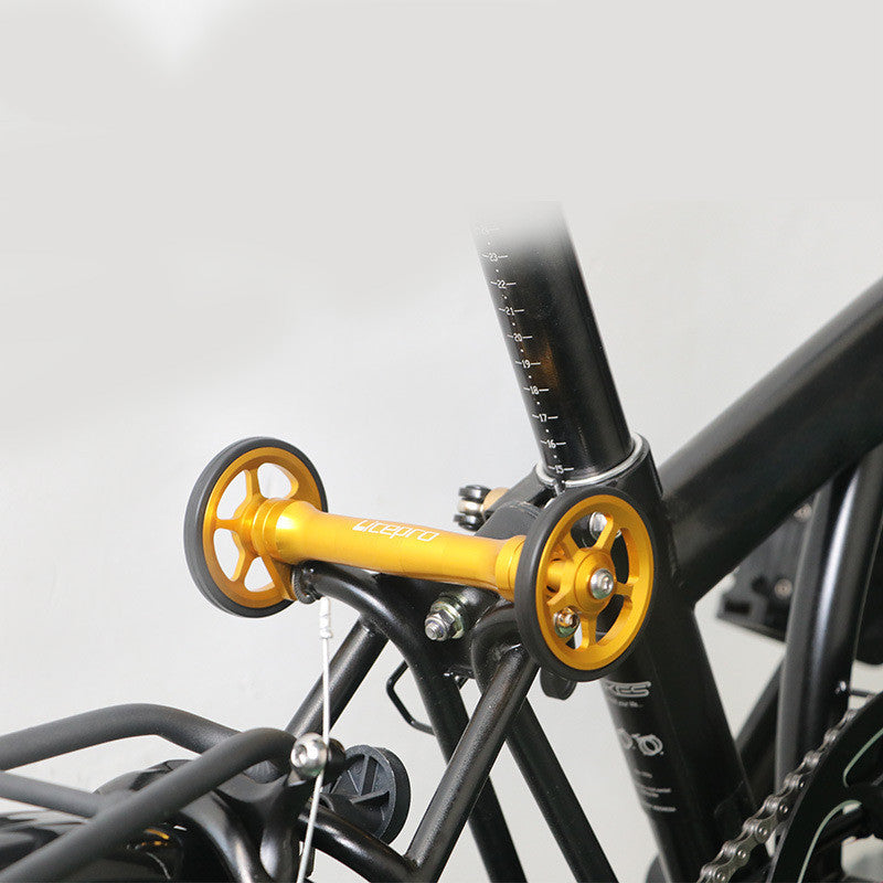 Petit vélo pliant en tissu modifié en alliage d'aluminium tige d'extension de roue facile Litepro tige télescopique roue facile
