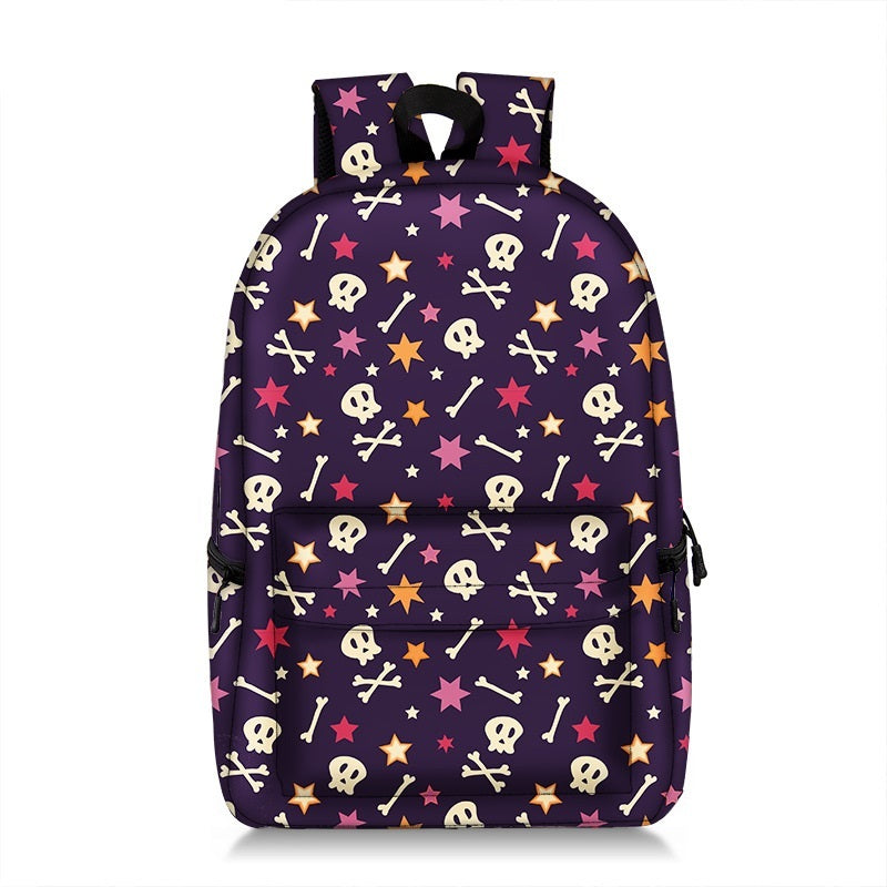 Mode tout imprimé nouveau sac à dos créatif chat mignon