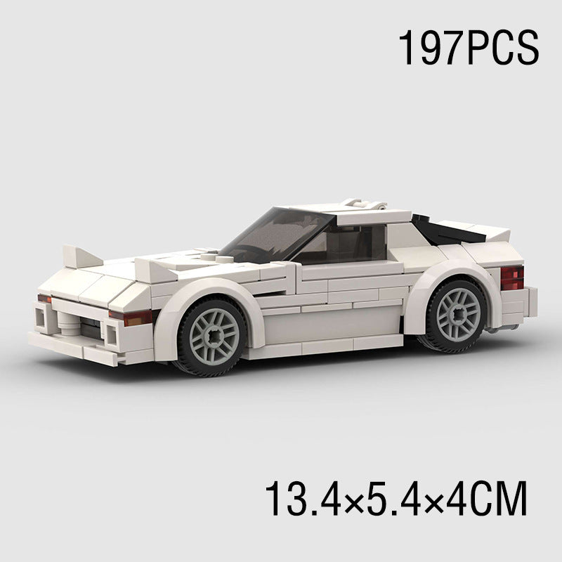 Jouets pour enfants, modèle de voiture de sport et blocs de construction à petites particules, jouets éducatifs MOC