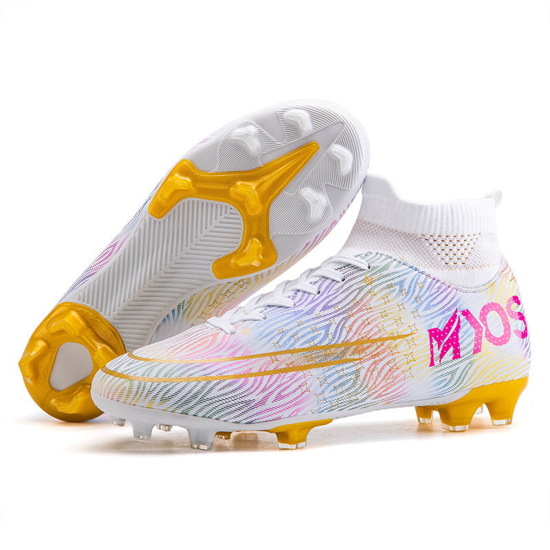 Chaussures de football pour étudiants AG, chaussures d'entraînement à ongles longs cassés