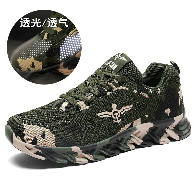 Chaussures de course d'entraînement militaire de camouflage décontracté de sport