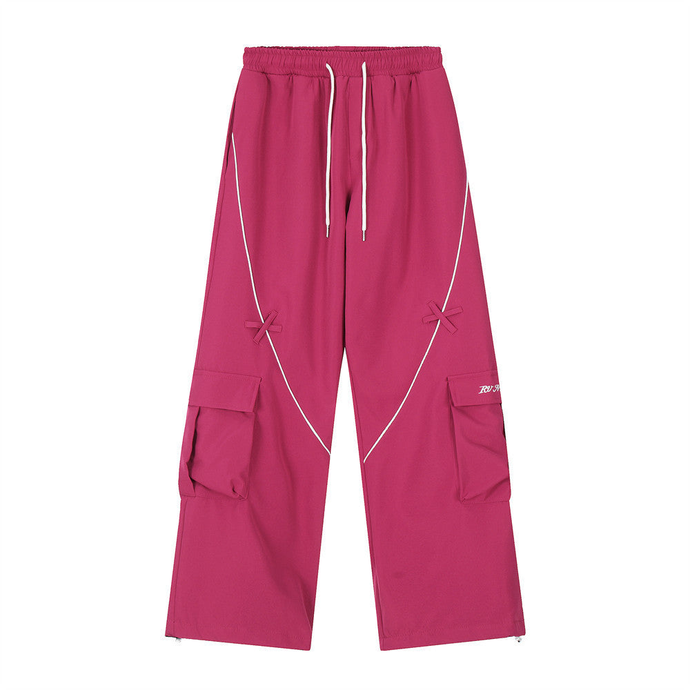 Men's American Niche Loose Casual Drawstring Ankle-tied Sweatpants