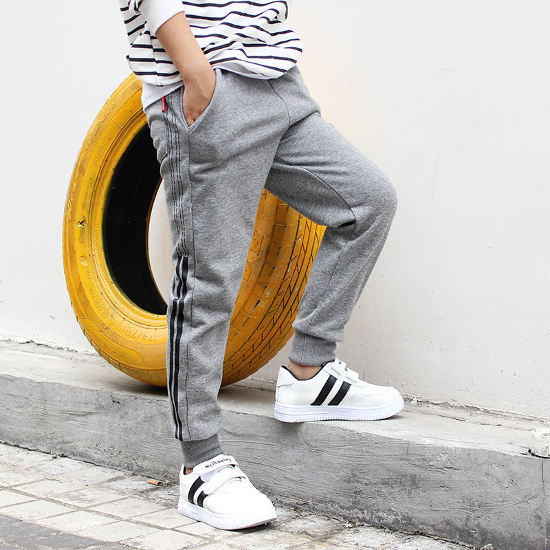 CUHK Pantalon anti-moustique pour enfants Pantalon tricoté pour garçons