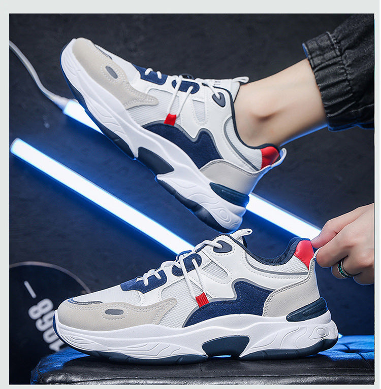 Zapatos casuales deportivos de malla tipo transpirable de primavera para hombres