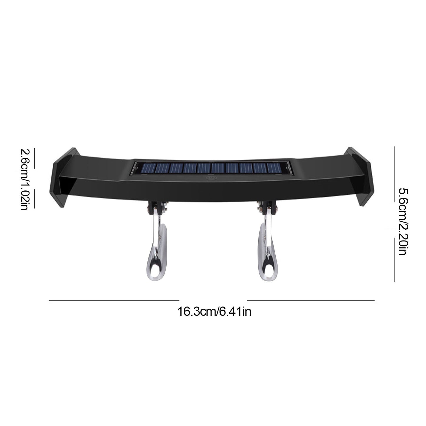 Mini feu arrière solaire sans perforation pour voiture