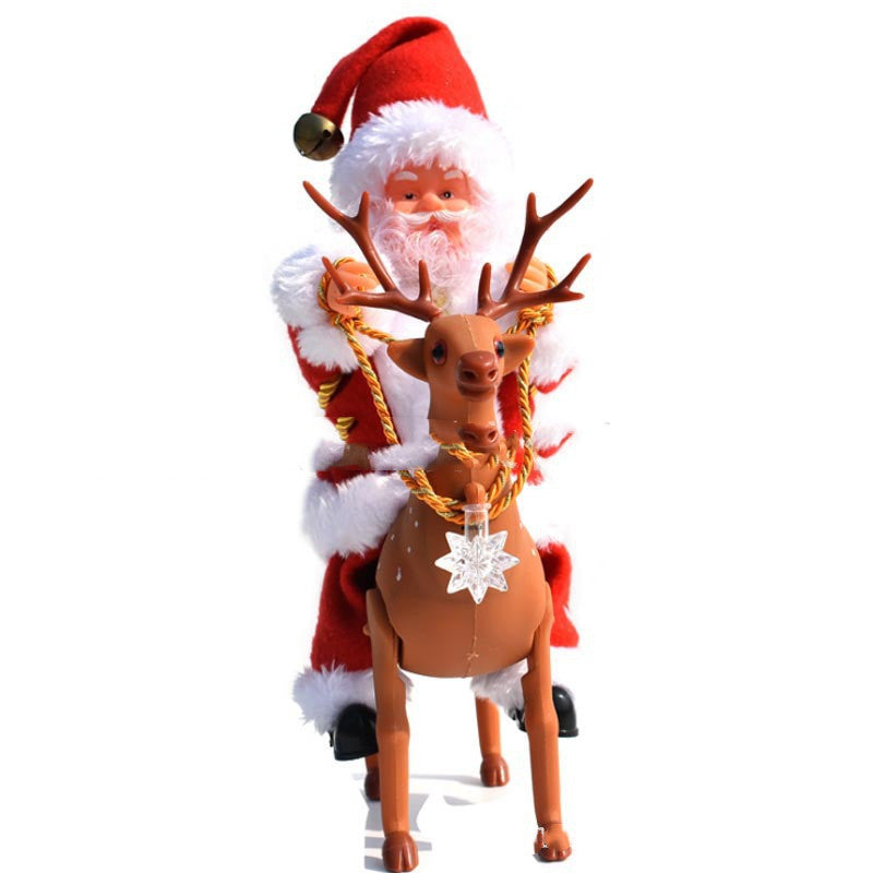 Escalera eléctrica de Papá Noel de plástico
