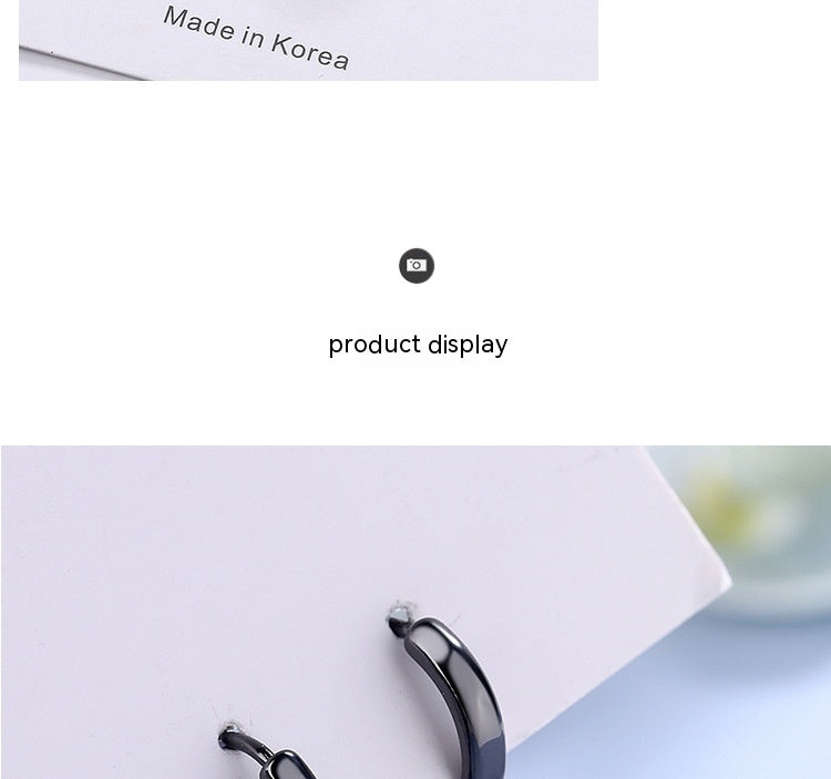 Boucles d'oreilles à motif géométrique à la mode pour femmes, conception conique simple