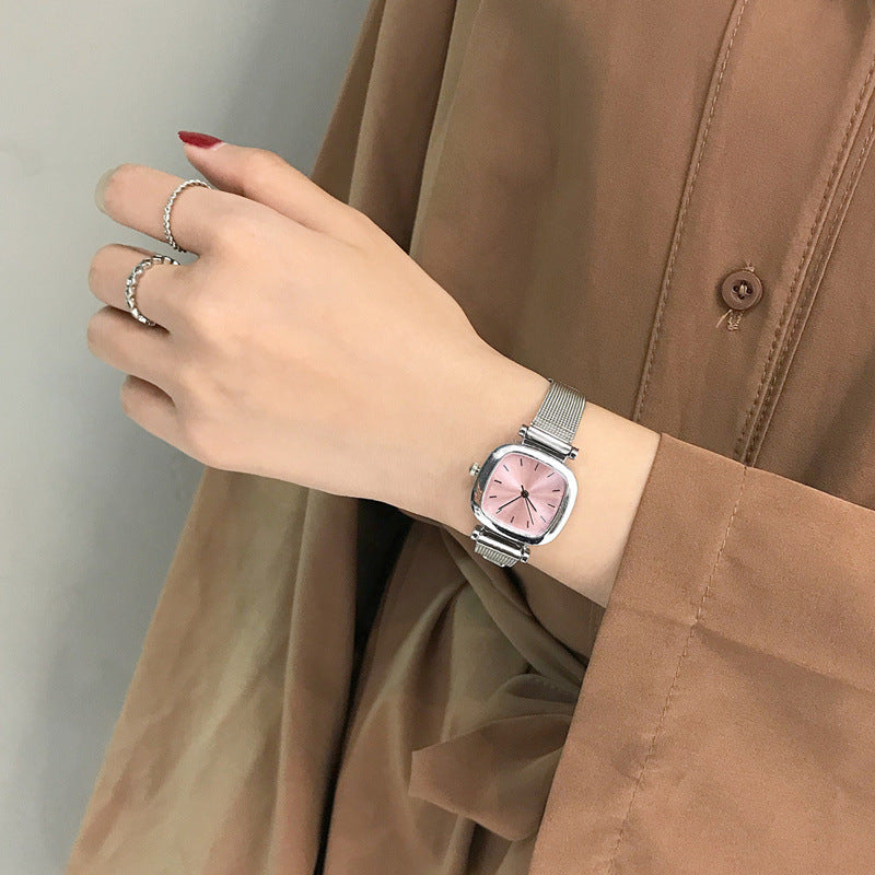 Reloj De Cadena Ins Moda Estilo Chic Tendencia Simple