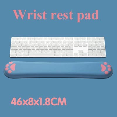 Griffe de chat en mousse à mémoire de forme, clavier, Support de main, bracelet, dessin animé mignon, créatif
