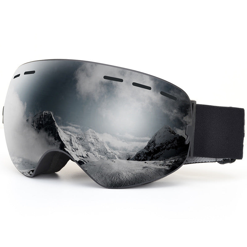 Grand miroir sphérique enduit, lunettes coupe-vent pour myopie à la cocaïne, lunettes de ski HX18 Edge