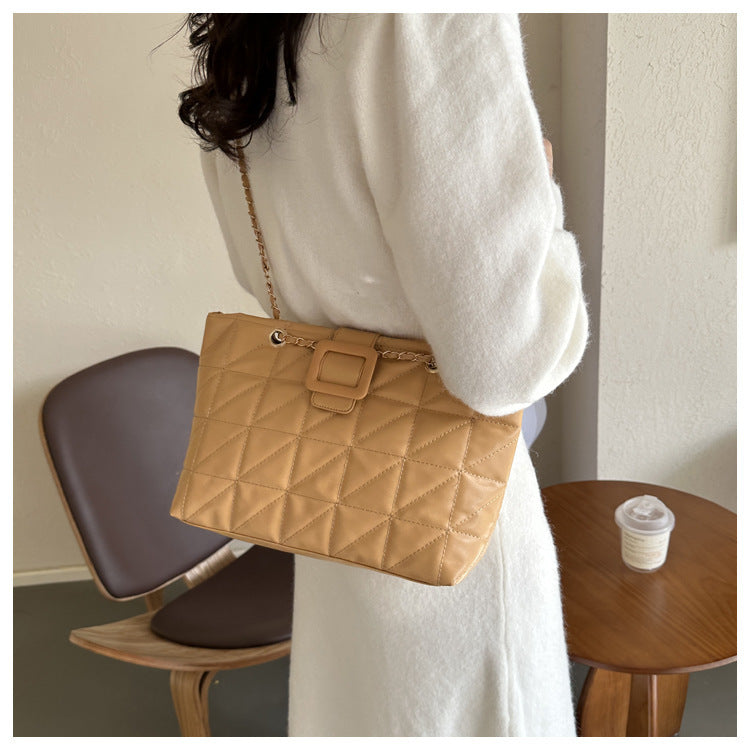 Sacs à bandoulière femme nouveau sac à chaîne en losange de style Chanel Chic et tendance