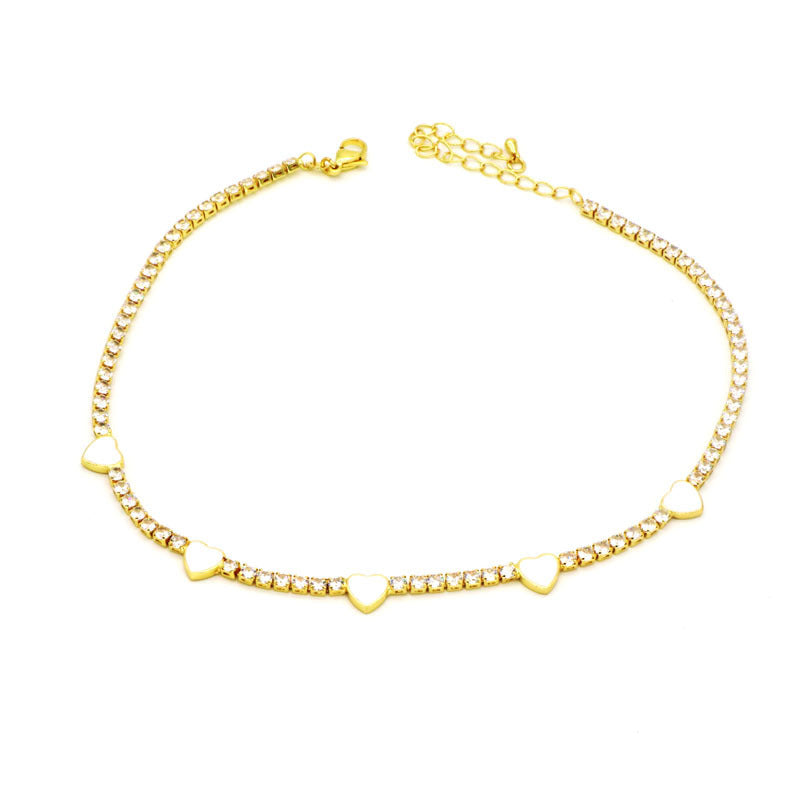 European And American Popular Zircon Necklace For Women Ins