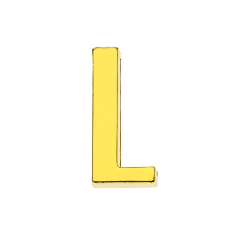 Accessoires de 26 lettres anglaises de 18 mm avec perles
