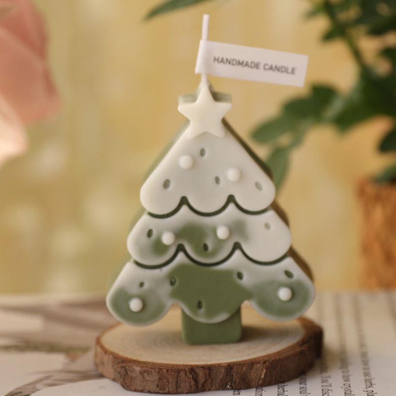 Moules en Silicone pour arbre de noël, pour bricolage, décoration d'ambiance créative, bougies parfumées faites à la main