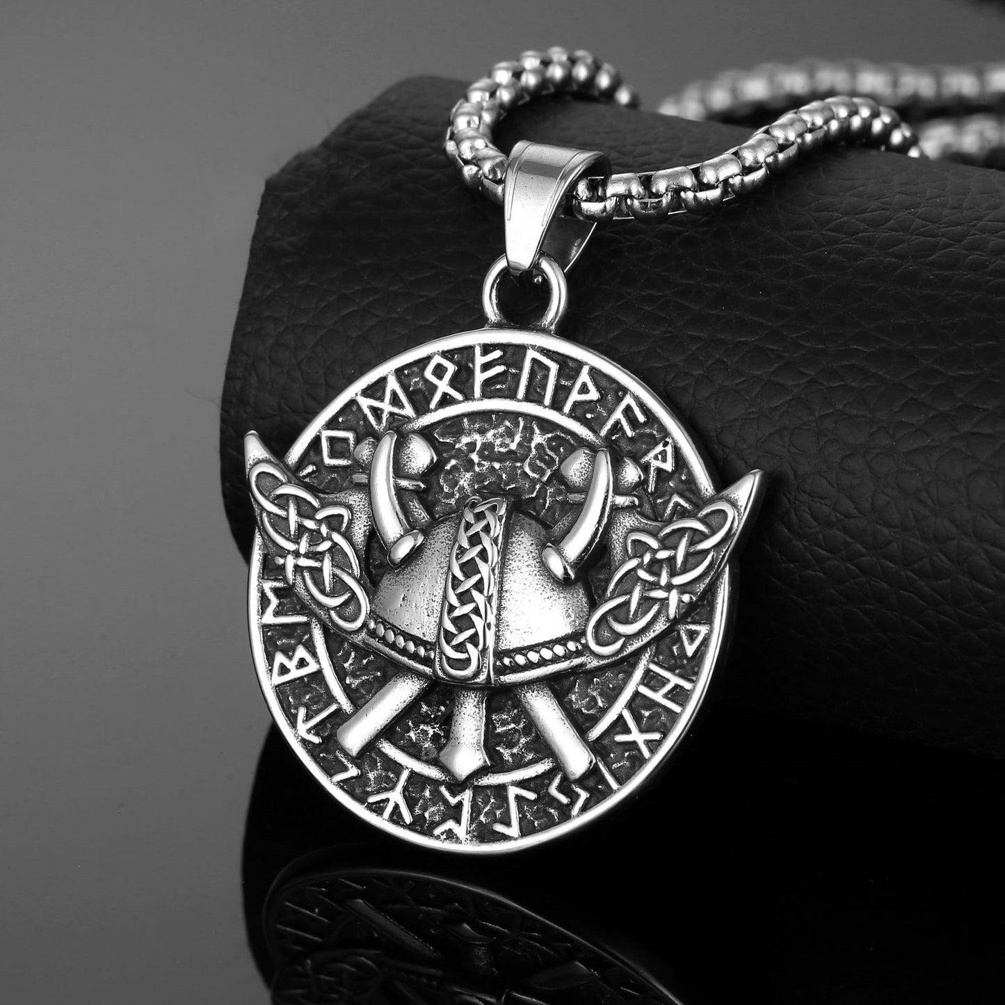 Collier en acier titane pour hommes de mode Hip Hop