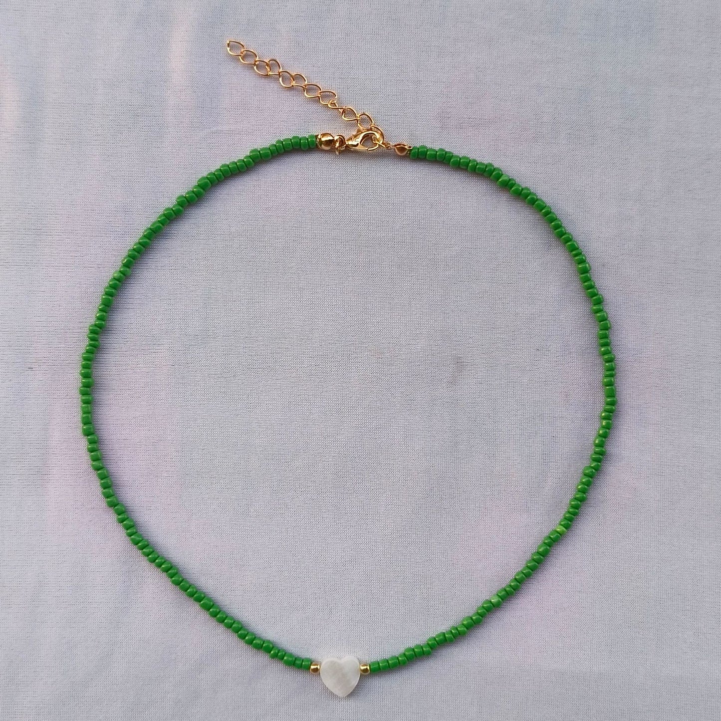 Popular Heart Shell Bead Necklace For Women