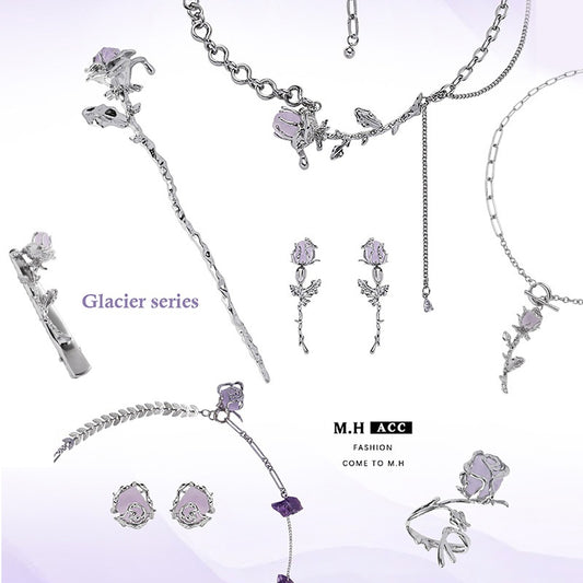 Original Metal Rose Series Earrings