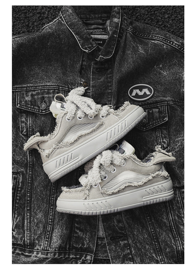 Zapatos de pan estilo universitario a juego de moda para hombre