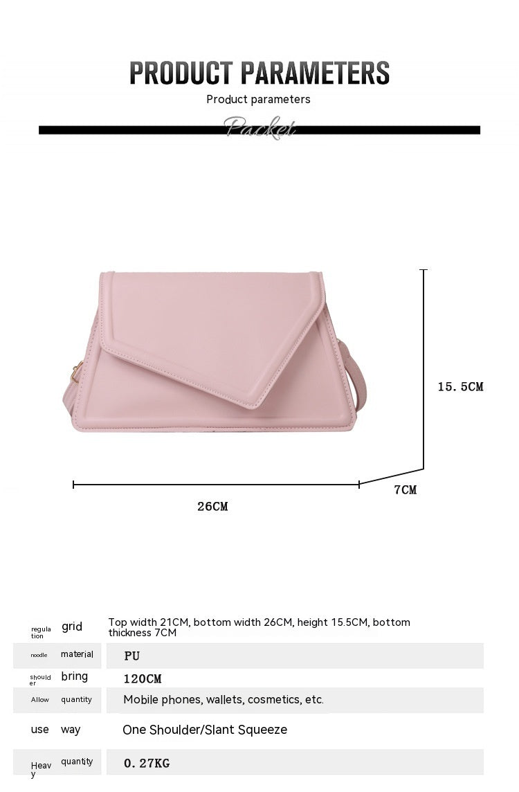 Sac messager à bandoulière Simple et texturé pour femmes, couleur unie, mode