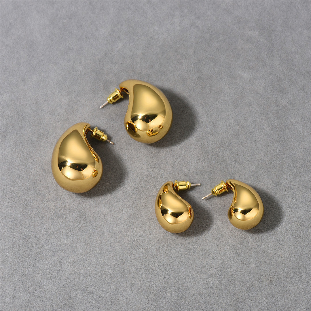 Women's Niche High Sense Graceful And Fashionable Water Drop Ear Studs