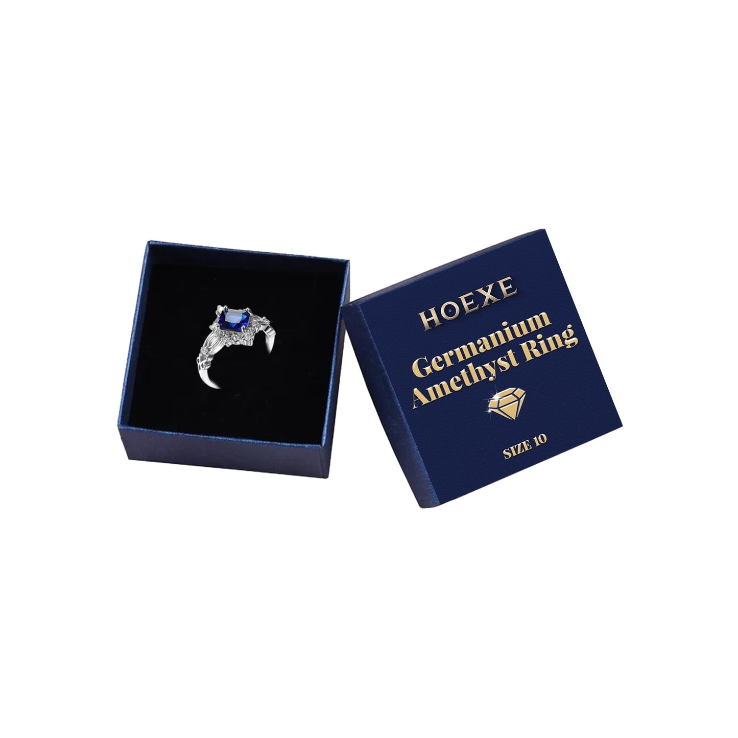 Bague Améthyste Germanium