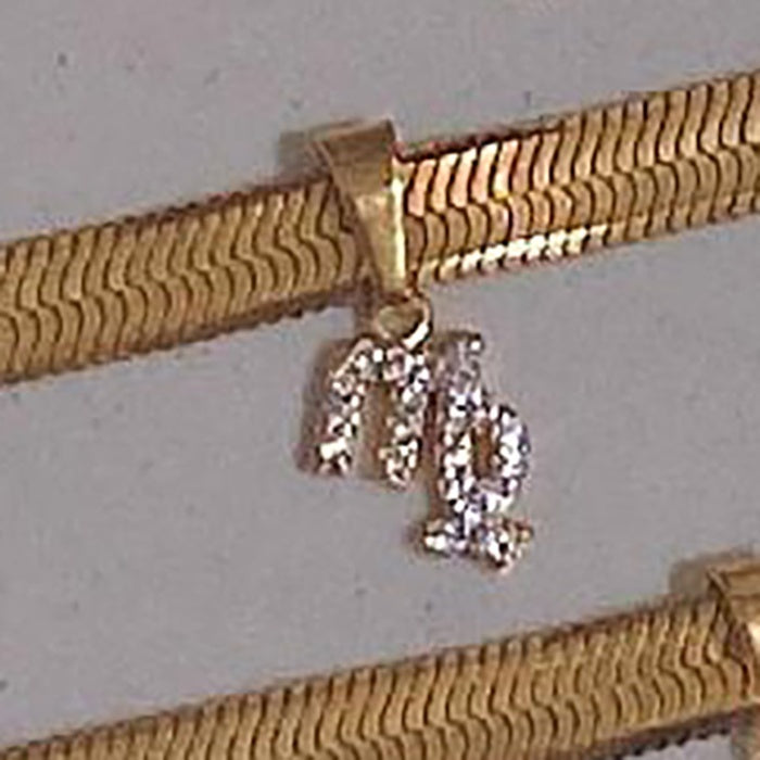 Collier de lame de constellation de diamants en petit groupe
