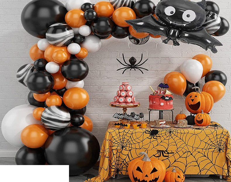 Conjunto de globos de látex para decoración de fiesta de Halloween
