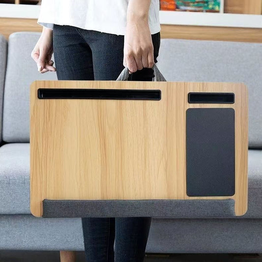 Escritorio para ordenador portátil, mesa de cama portátil plegable y perezosa para el hogar