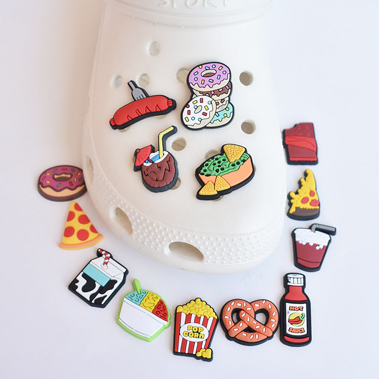 Chaussures à trous, accessoires d'ornement de chaussures amovibles, accessoires de sandales, boucle de chaussure