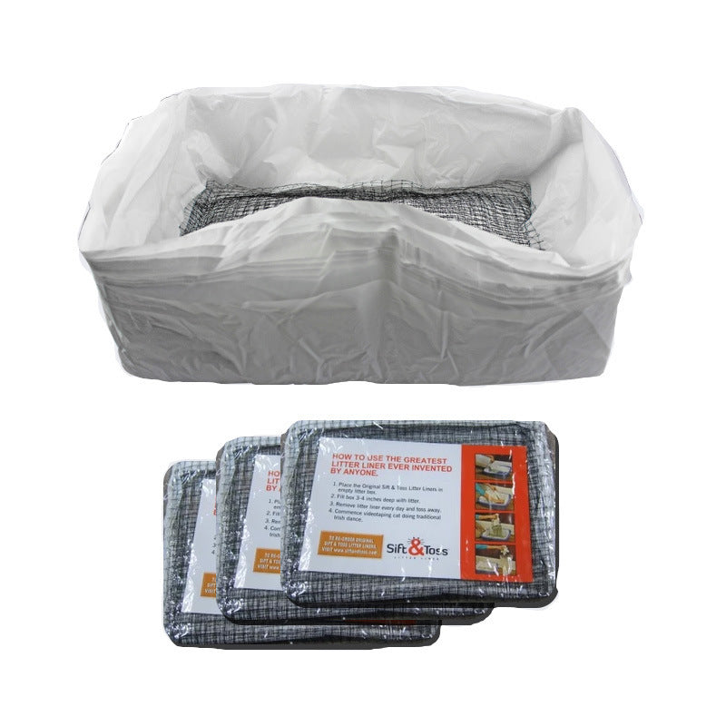 Sac à litière en plastique pour chat, produits pour animaux de compagnie