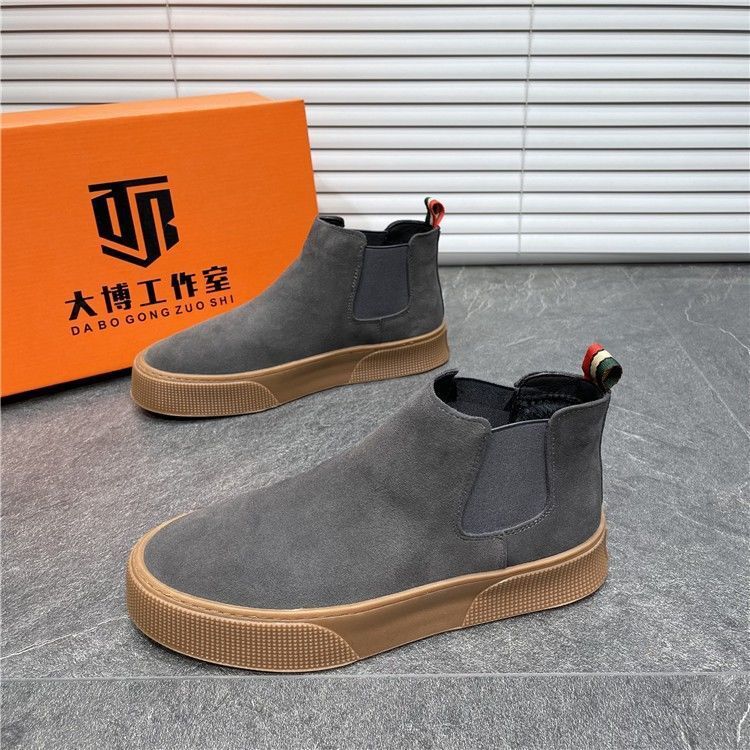 Zapatos casuales de algodón cálido de terciopelo de invierno para hombre