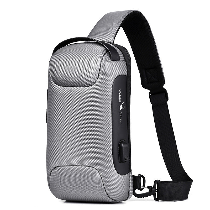 Sac de poitrine pour hommes, sac à bandoulière pour hommes d'affaires