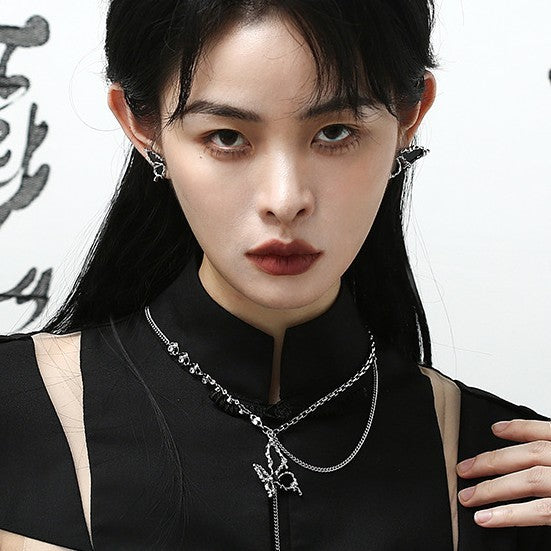 Collier série étoile papillon pour femme