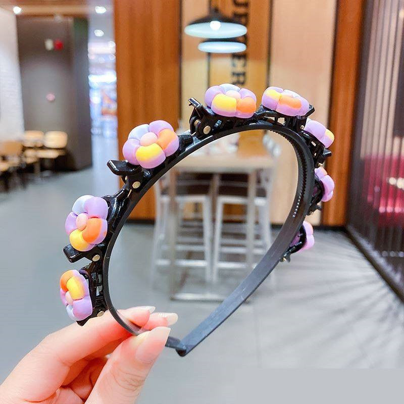 Accessoires pour cheveux à pince pour filles, rouge filet