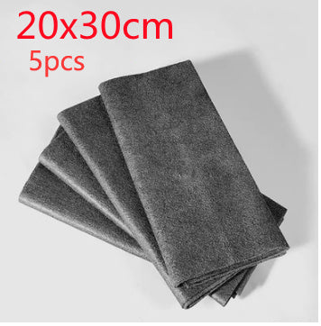 Chiffon de nettoyage magique épaissi Surface en microfibre polissage instantané chiffon de nettoyage ménager pour vitres miroirs Gadgets de cuisine de voiture