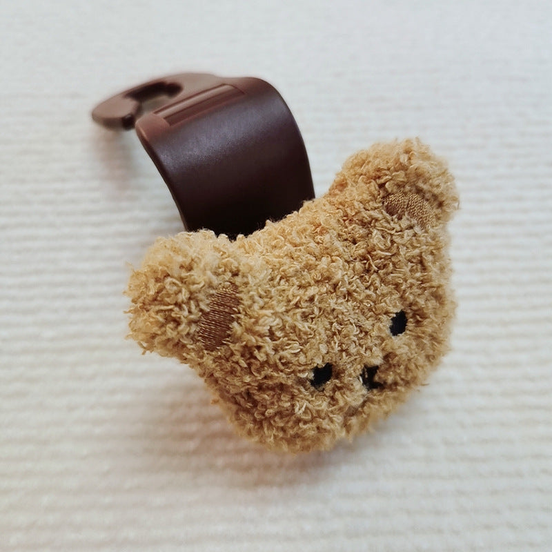 Ins Cute Bear Head Car Seat Hook